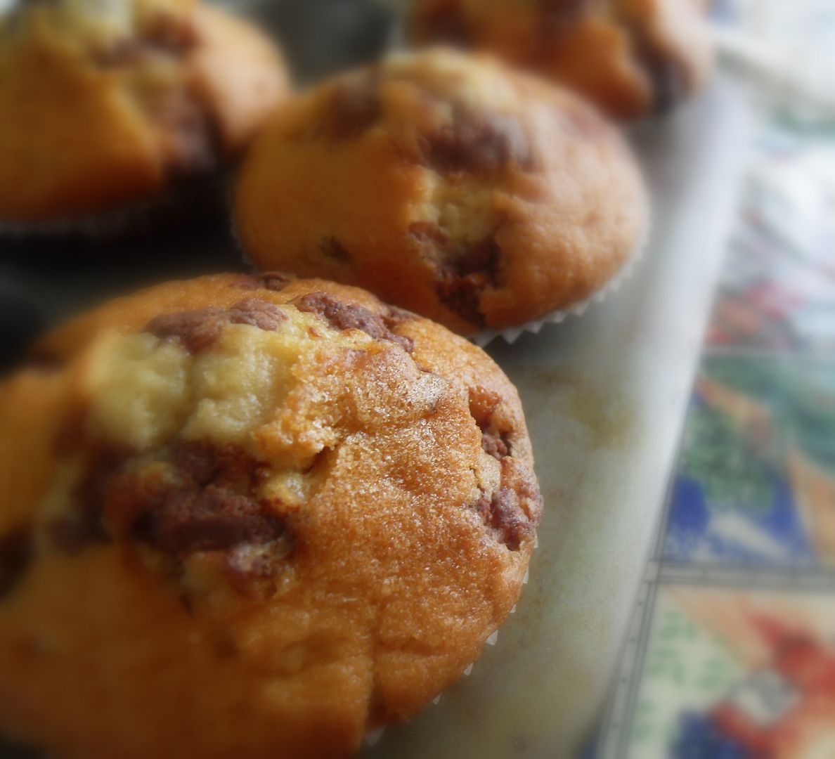 The English Kitchen Chocolate Chunk Muffins